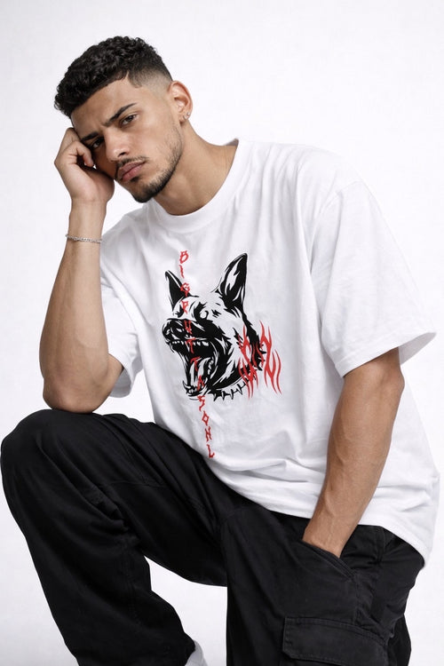 "Good Boy" Heavyweight White Tee
