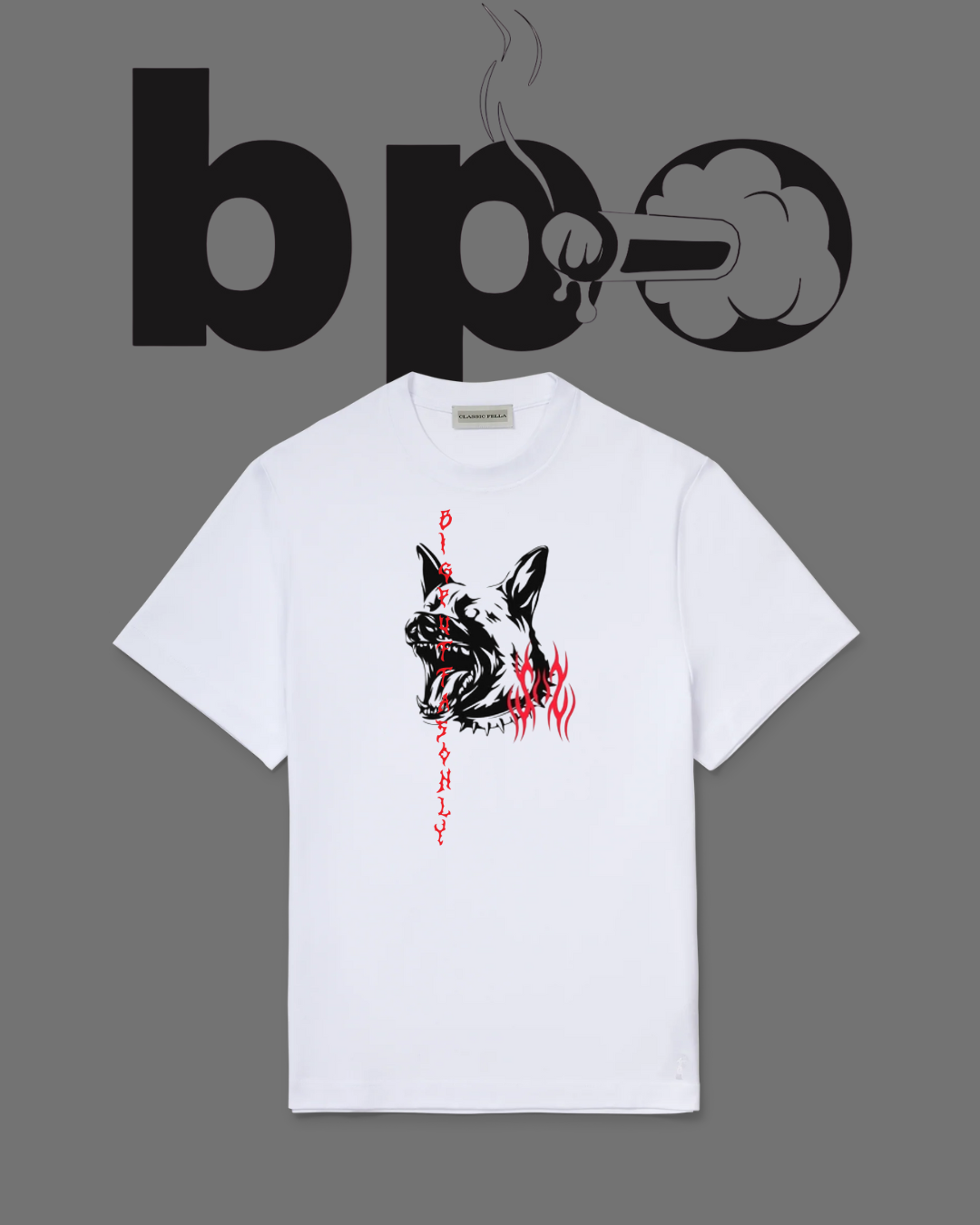 "Good Boy" Heavyweight White Tee